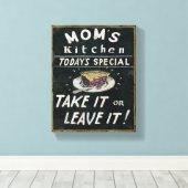 Mama Küche Leinwanddruck (Insitu (Holzboden))