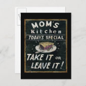 Mama Küche Postkarte (Vorne/Hinten)