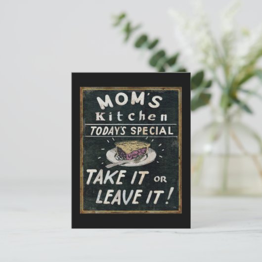 Mama Küche Postkarte (Stehend Vorderseite)