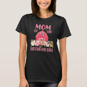 Mama Kuh Landwirtschaft Geburtstag Mädchen Barnyar T-Shirt