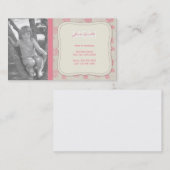 Mama-kundenspezifisches Foto-nennende Karte (Vorne/Hinten)