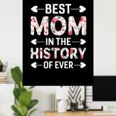 Mama Kunst und Mama in der Geschichte Poster (Heimbüro)