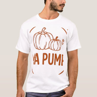 Mama Kürbis Kürbis-Plantage Herbst-Stempel T-Shirt