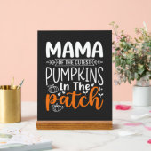 Mama Kürbisse Patch Halloween Design_1 Acrylschild (Hochzeit)