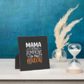 Mama Kürbisse Patch Halloween Design_1 Fotoplatte (InSitu)