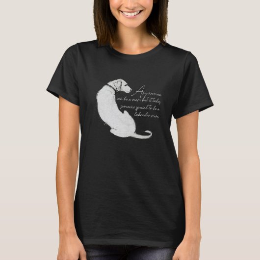 Mama Labrador T-Shirt (Vorderseite)