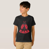 Mama Ladybug First Birthday Girl Family Matching P T-Shirt (Vorne ganz)