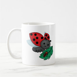 Mama Ladybug mit Larven Kaffeetasse
