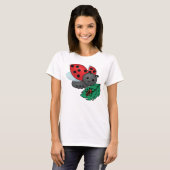 Mama Ladybug mit Larven T-Shirt (Vorne ganz)