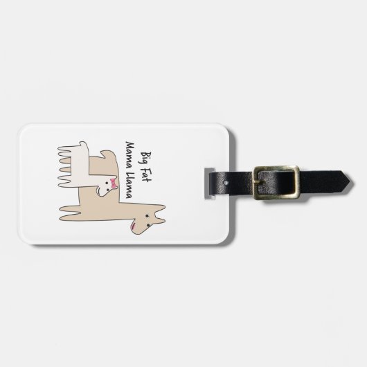 Mama Lama Gepäckanhänger (Vorderseite horizontal)