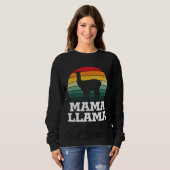 Mama Lama Mama Frohen Muttertag Sweatshirt (Vorne ganz)