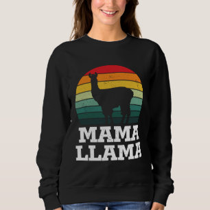 Mama Lama Mama Frohen Muttertag Sweatshirt