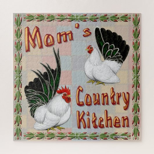 Mama Landküche Puzzle (Vertikal)