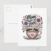 Mama läuft auf Liebe Postkarte (Vorne/Hinten)