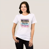 Mama läuft diese Shitshow Tri-Blend Shirt (Vorderseite voll)