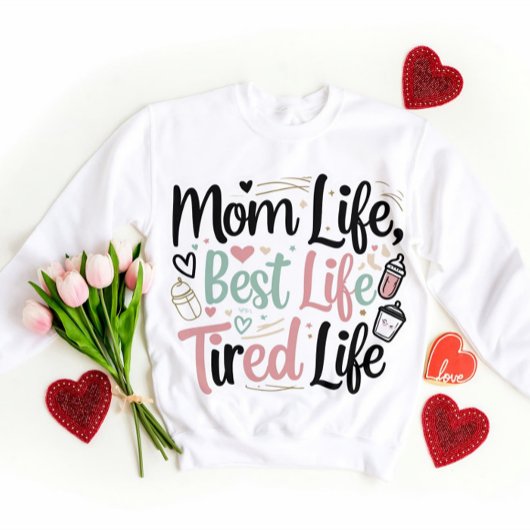 Mama Leben am besten Leben lustige Mama giftvoll Sweatshirt