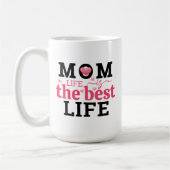 Mama Leben Ist Das Beste Leben  Kaffeetasse (Links)