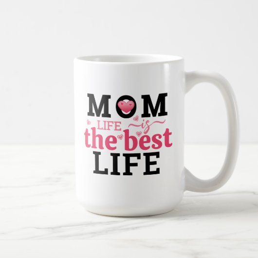 Mama Leben Ist Das Beste Leben  Kaffeetasse (Rechts)