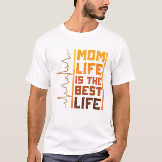Mama Leben ist das beste Leben Vintag Mutter Tag H T-Shirt