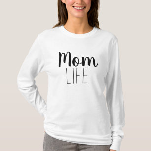 Mama-Leben-kursivesmodernes T-Shirt