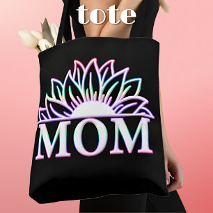 Mama Leben Momlife Blumenmutter Tag Tasche