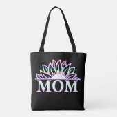 Mama Leben Momlife Blumenmutter Tag Tasche (Rückseite)