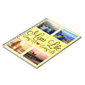 Mama Leben Mutter Tag Gelbes Foto Notizblock (Linke Seite)