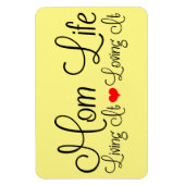 Mama Leben Muttertaggelb Magnet (Vertikal)