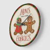 Mama-Lebkuchen Große Wanduhr (Winkel)