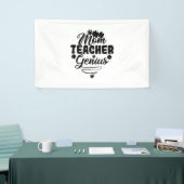 Mama Lehrerin Genius Banner (Messeveranstaltung)