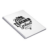 Mama Lehrerin Genius Notizblock (Rechte Seite)