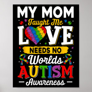 Mama lehrte mir Liebe braucht kein Wort für einen Poster