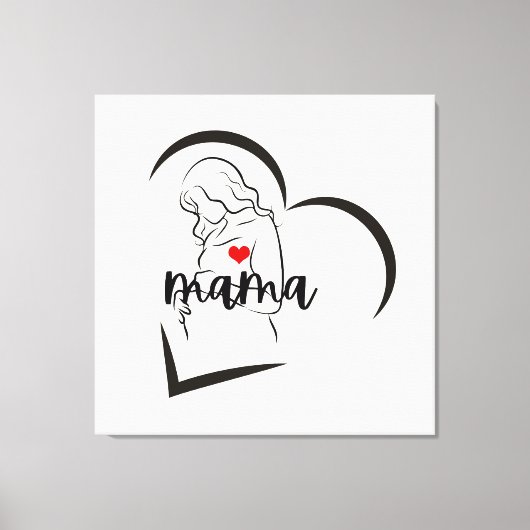 MAMA LEINWANDDRUCK (Vorderseite)