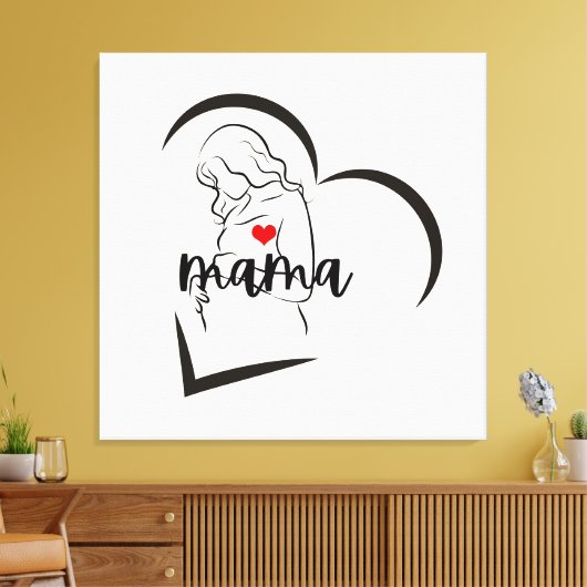 MAMA LEINWANDDRUCK (Insitu (Wohnzimmer))