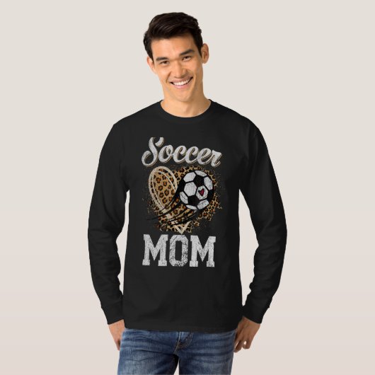 Mama Leopard Ball Muttertag T-Shirt (Vorne ganz)