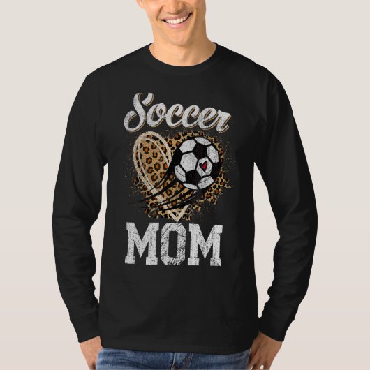 Mama Leopard Ball Muttertag T-Shirt (Vorderseite)