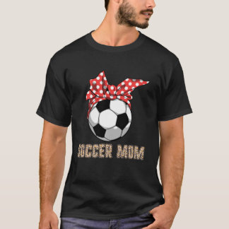 Mama Leopard Bandana Football W T-Shirt