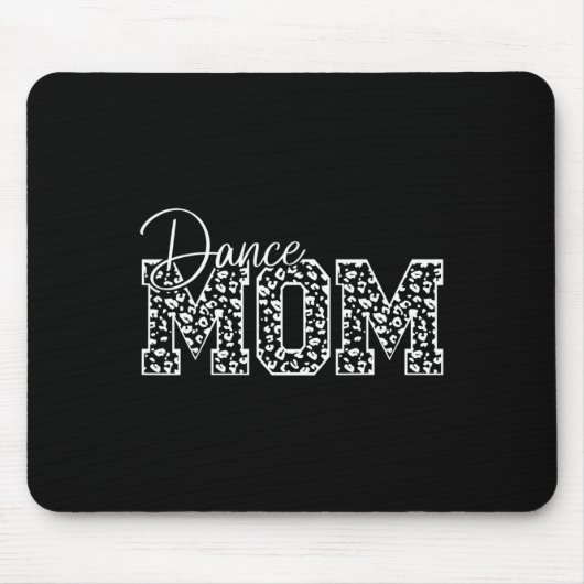 Mama Leopard Cheetah Funny Dance Lover Moth Mousepad (Vorne)
