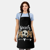 Mama Leopard Fußball Mama Muttertag 2021 Schürze (Getragen)