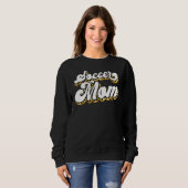 Mama Leopard Fußball Mama Muttertag 2022 Sweatshirt (Vorne ganz)