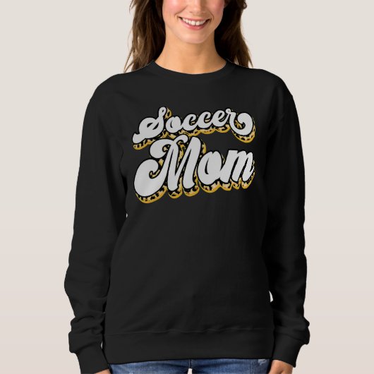 Mama Leopard Fußball Mama Muttertag 2022 Sweatshirt (Vorderseite)