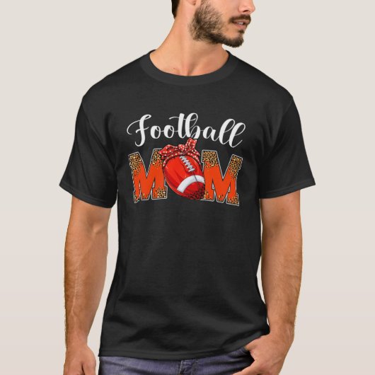 Mama Leopard Game Day Mama Lif T-Shirt (Vorderseite)