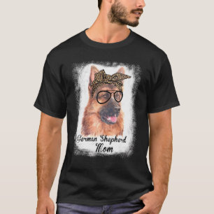 Mama Leopard gebleicht Dog Pe T-Shirt