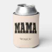 Mama Leopard Herz Gold und Schwarz Dosenkühler (Kanne Vorderseite)