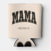 Mama Leopard Herz Gold und Schwarz Dosenkühler (Vorderseite)