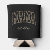 Mama Leopard Herz Gold und Schwarz Dosenkühler (Rückseite)