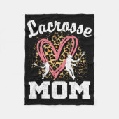 Mama Leopard Herzerreißende Mütter Tag Fleecedecke (Vorderseite)