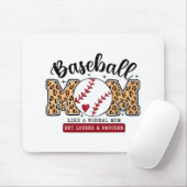Mama Leopard Loud & Proud Baseball Mama Mama M Mousepad (Mit Mouse)