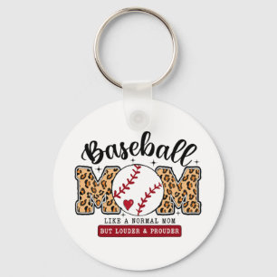 Mama Leopard Loud & Proud Baseball Mama Mama M Schlüsselanhänger