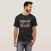 Mama Leopard Pageant Mama Pageant Mutter T-Shirt (Vorne ganz)